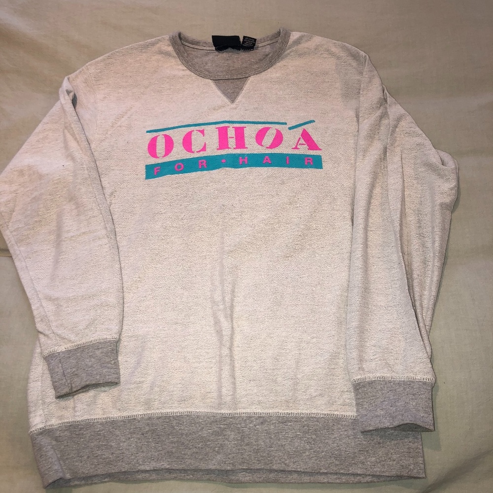 Retro crew neck sweatshirt
